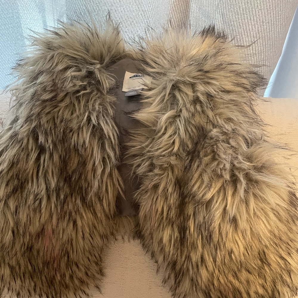 Girls Faux Vest